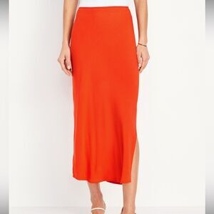 NWT- Old Navy- L  Midi Slip Skirt
